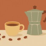 Miniguía sobre la cafeína y el té: cantidades, cuáles tienen más o menos y algunas curiosidades Ilustración de café — Aromas de Té